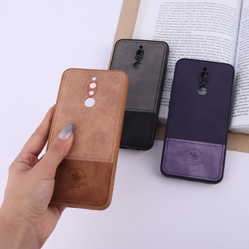 قاب چرمی Polo & Racquet Club شیائومی Redmi 8 دو تکه محافظ لنزدار