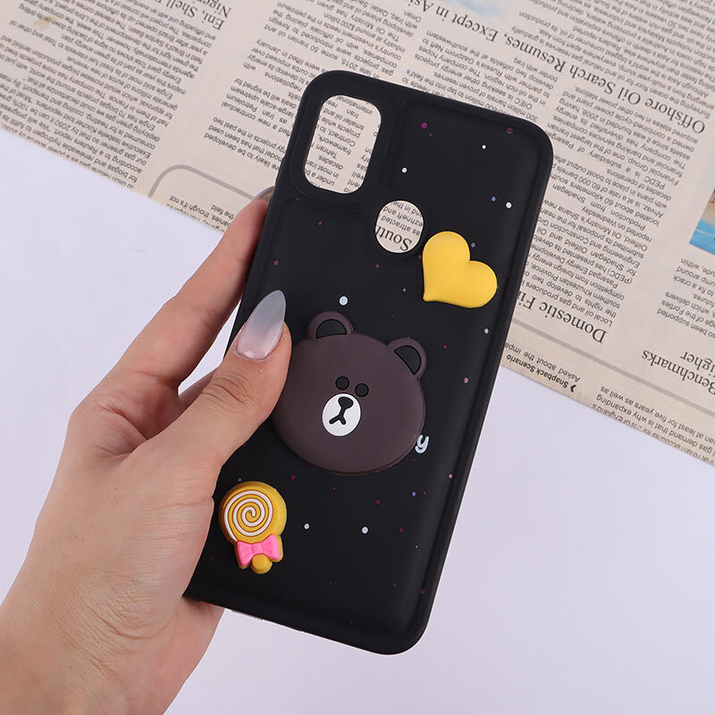 قاب ژله ای سامسونگ Galaxy A11 / M11 طرح آبنبات و قلب