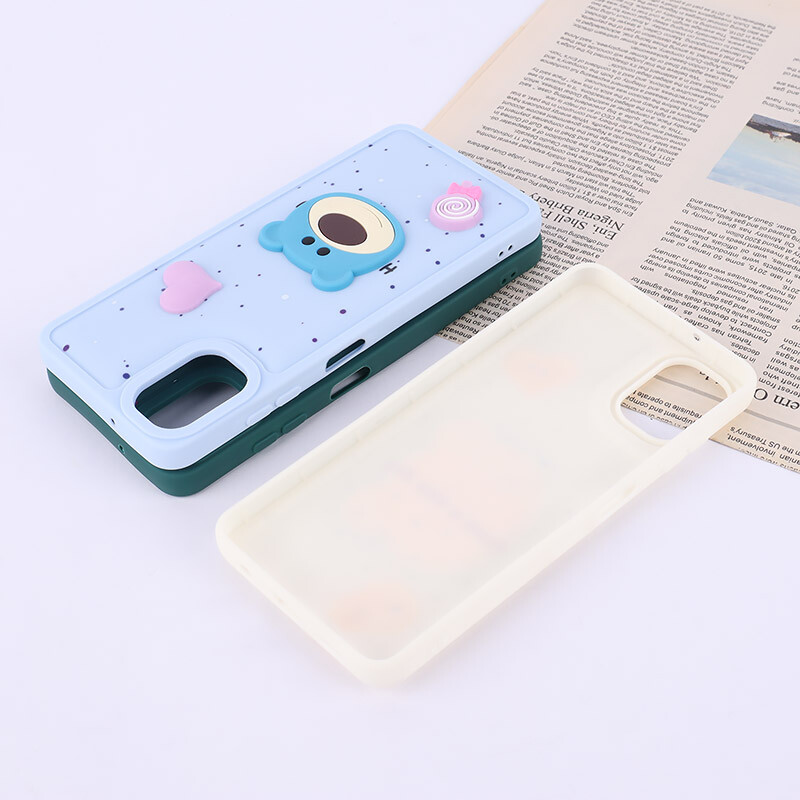 قاب ژله ای سامسونگ Galaxy A06 طرح آبنبات و قلب