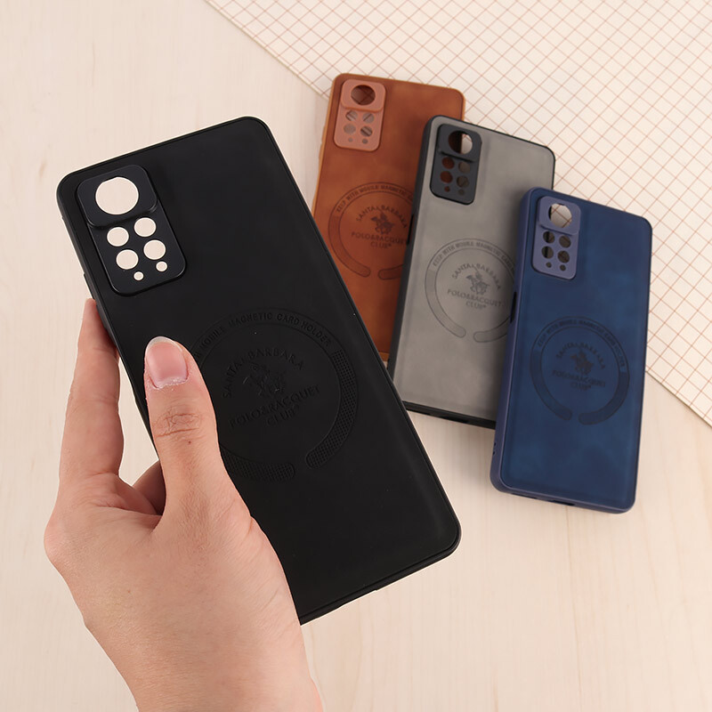 قاب چرمی Polo & Racquet Club شیائومی Redmi Note 11 Pro / Note 11 Pro Plus 5G (India) طرح مگ سیف محافظ لنزدار (فرامین)