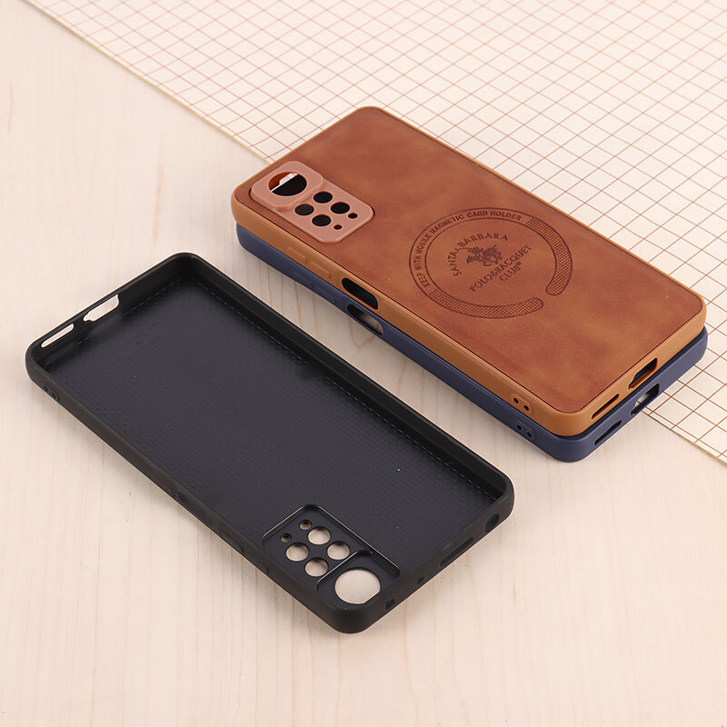 قاب چرمی Polo & Racquet Club شیائومی Redmi Note 11 Pro / Note 11 Pro Plus 5G (India) طرح مگ سیف محافظ لنزدار (فرامین)
