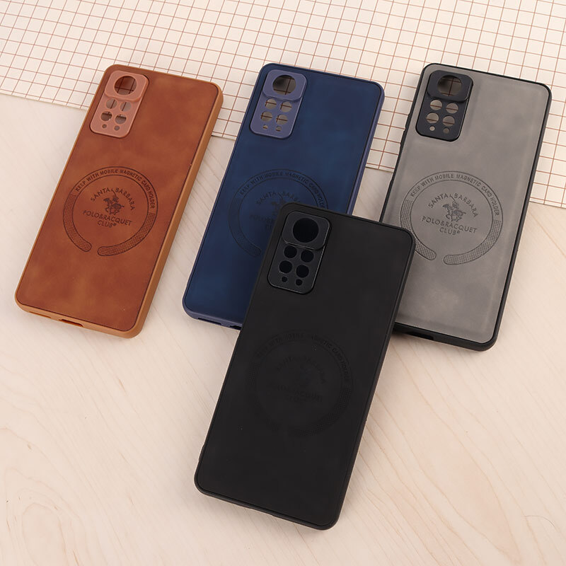 قاب چرمی Polo & Racquet Club شیائومی Redmi Note 11 Pro / Note 11 Pro Plus 5G (India) طرح مگ سیف محافظ لنزدار (فرامین)