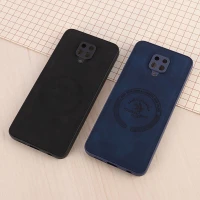 قاب چرمی Polo & Racquet Club شیائومی Redmi Note 9S / Note 9 Pro / Note 10 Lite طرح مگ سیف محافظ لنزدار