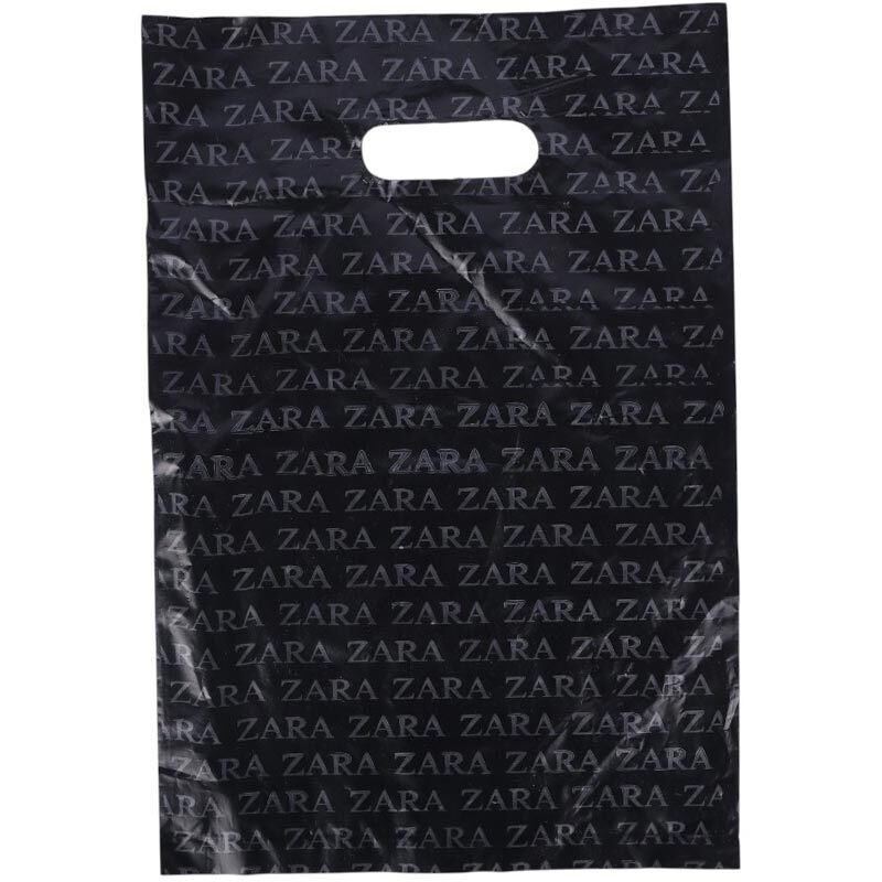 نایلون دسته دار طرح زارا سایز 35*25 سانتی متر بسته 1 کیلویی