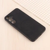 قاب چرمی Polo & Racquet Club سامسونگ Galaxy A55 طرح مگ سیف محافظ لنزدار