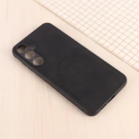 قاب چرمی Polo & Racquet Club سامسونگ Galaxy A55 طرح مگ سیف محافظ لنزدار