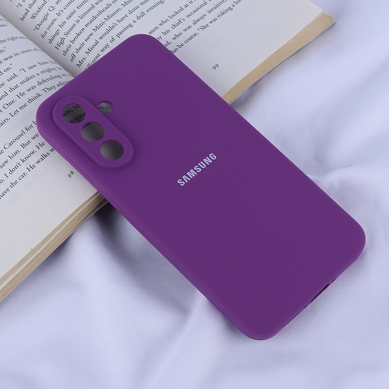 قاب سیلیکونی اصلی زیربسته سامسونگ Galaxy A56 محافظ لنزدار