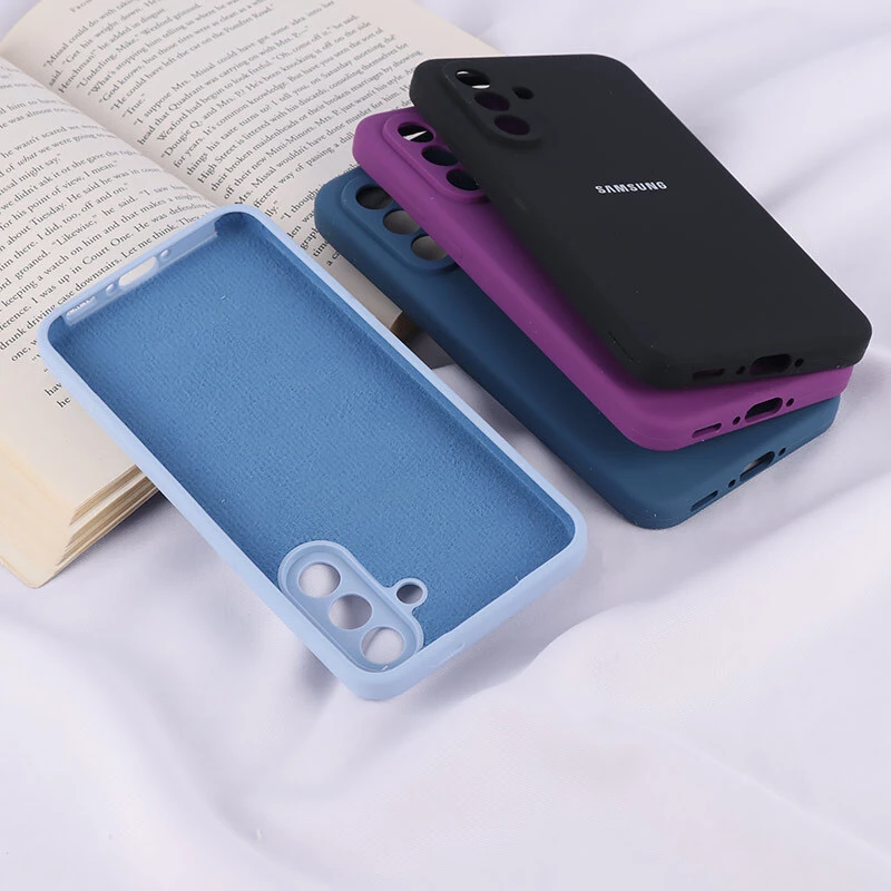 قاب سیلیکونی اصلی زیربسته سامسونگ Galaxy A56 محافظ لنزدار