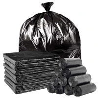 کیسه زباله مشکی سایز 100*120 سانتی متر بسته 1 کیلویی درجه 2