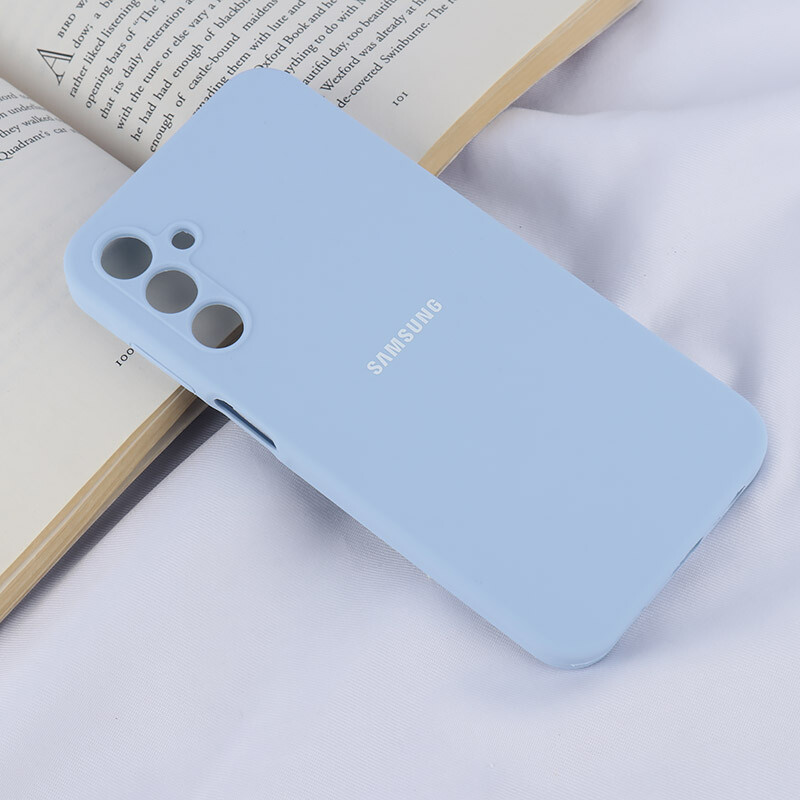 قاب سیلیکونی اصلی زیربسته سامسونگ Galaxy A15 محافظ لنزدار