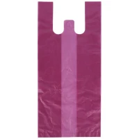 نایلون دسته دار شفاف قرمز سایز 47*37 سانتی متر بسته 1 کیلویی