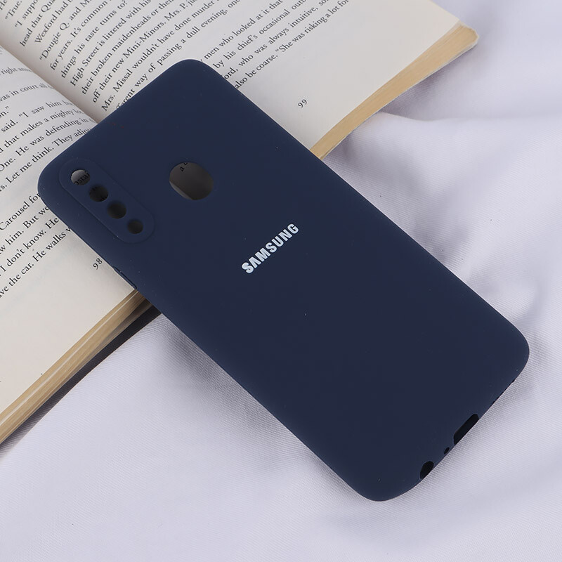 قاب سیلیکونی اصلی زیربسته سامسونگ Galaxy A20s محافظ لنزدار