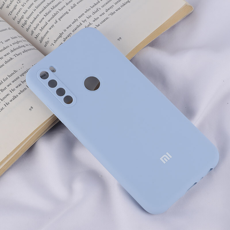 قاب سیلیکونی اصلی زیربسته شیائومی Redmi Note 8 محافظ لنزدار