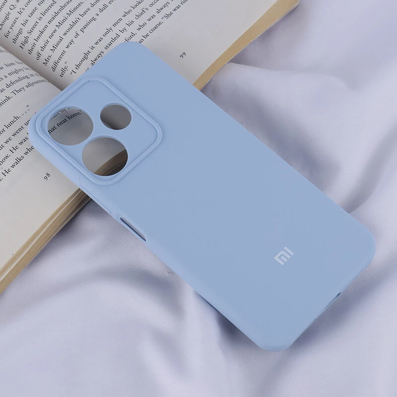 قاب سیلیکونی اصلی زیربسته شیائومی Redmi 13 4G / Redmi 13 5G محافظ لنزدار