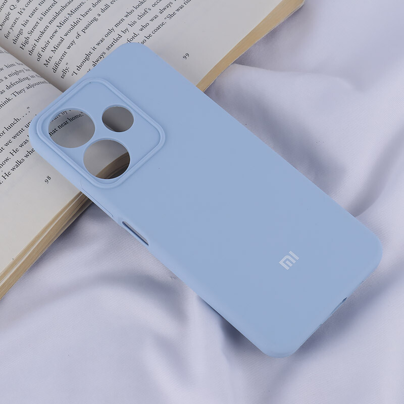 قاب سیلیکونی اصلی زیربسته شیائومی Redmi 13 4G / Redmi 13 5G محافظ لنزدار