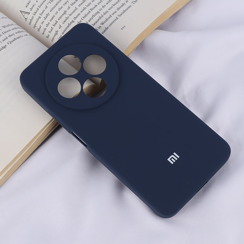 قاب سیلیکونی اصلی زیربسته شیائومی Redmi 14C / Poco C75 محافظ لنزدار