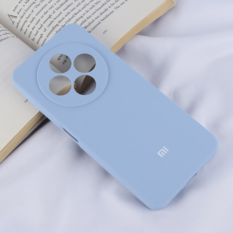قاب سیلیکونی اصلی زیربسته شیائومی Redmi 14C / Poco C75 محافظ لنزدار
