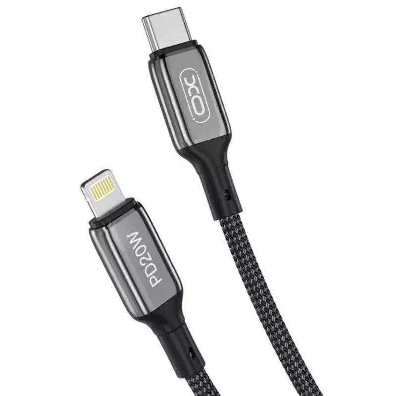 کابل تبدیل فست شارژ XO XO-NB-Q180A Lightning to Type-C PD QC 20W 1m