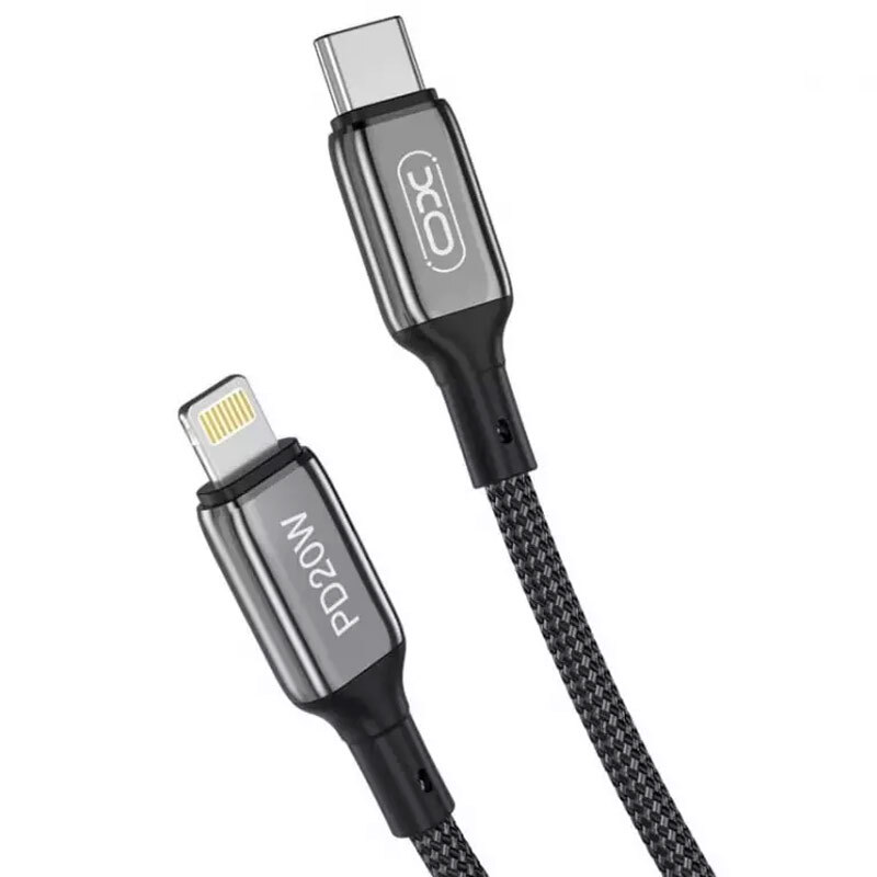 کابل تبدیل فست شارژ XO XO-NB-Q180A Lightning to Type-C PD QC 20W 1m