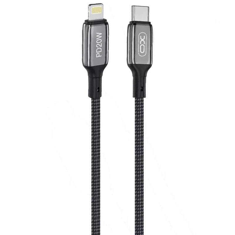 کابل تبدیل فست شارژ XO XO-NB-Q180A Lightning to Type-C PD QC 20W 1m