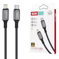 کابل تبدیل فست شارژ XO XO-NB-Q180A Lightning to Type-C PD QC 20W 1m