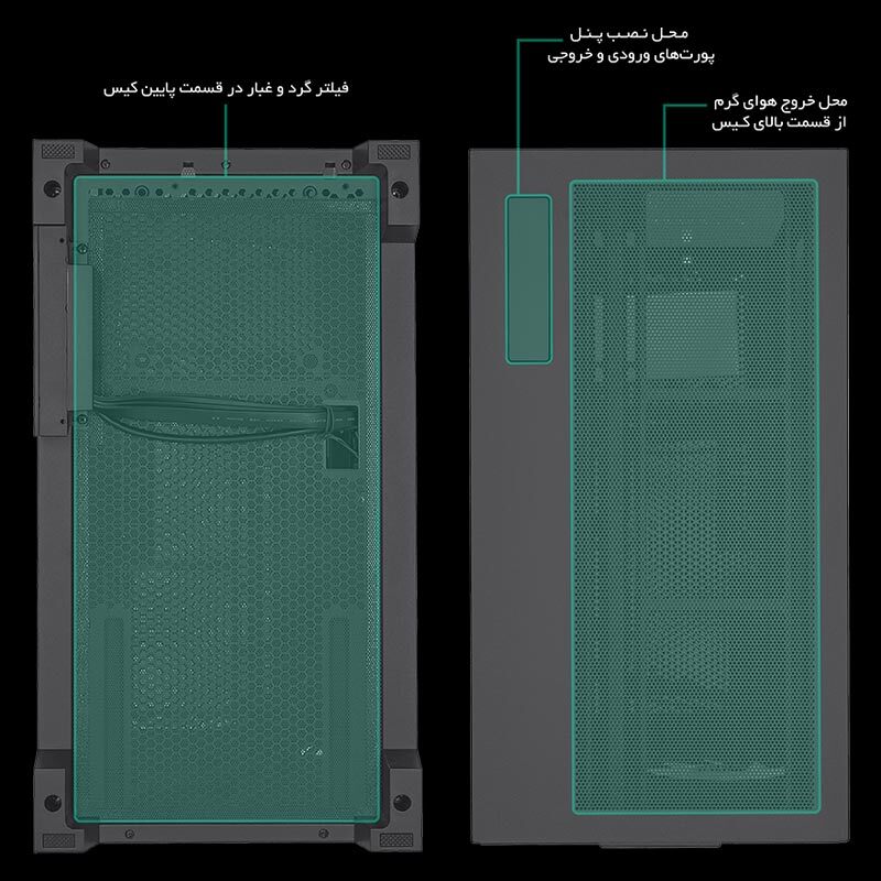 کیس کامپیوتر اوست Awest GT-AQ16-MB