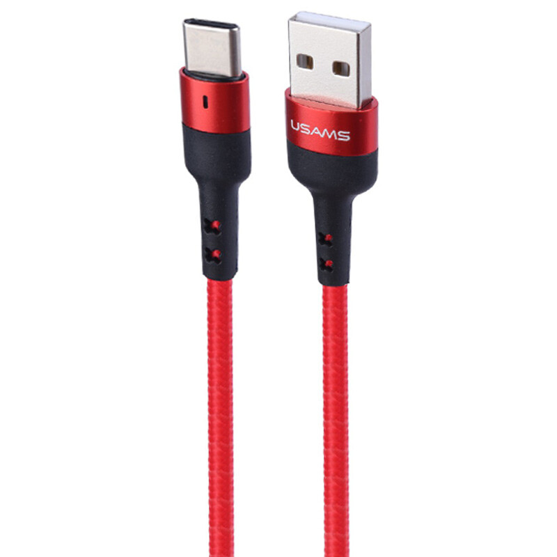 کابل تایپ سی فست شارژ Usams US-SJ313 3A 1m