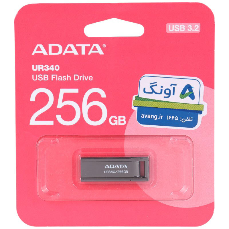 فلش 256 گیگ ای دیتا Adata UR340 USB3.2