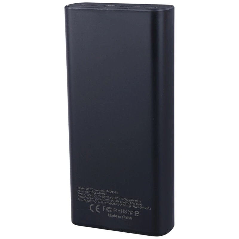 پاور بانک فست شارژ اکسیژن OX-20 PD 22.5W ظرفیت 20000 میلی آمپر ساعت