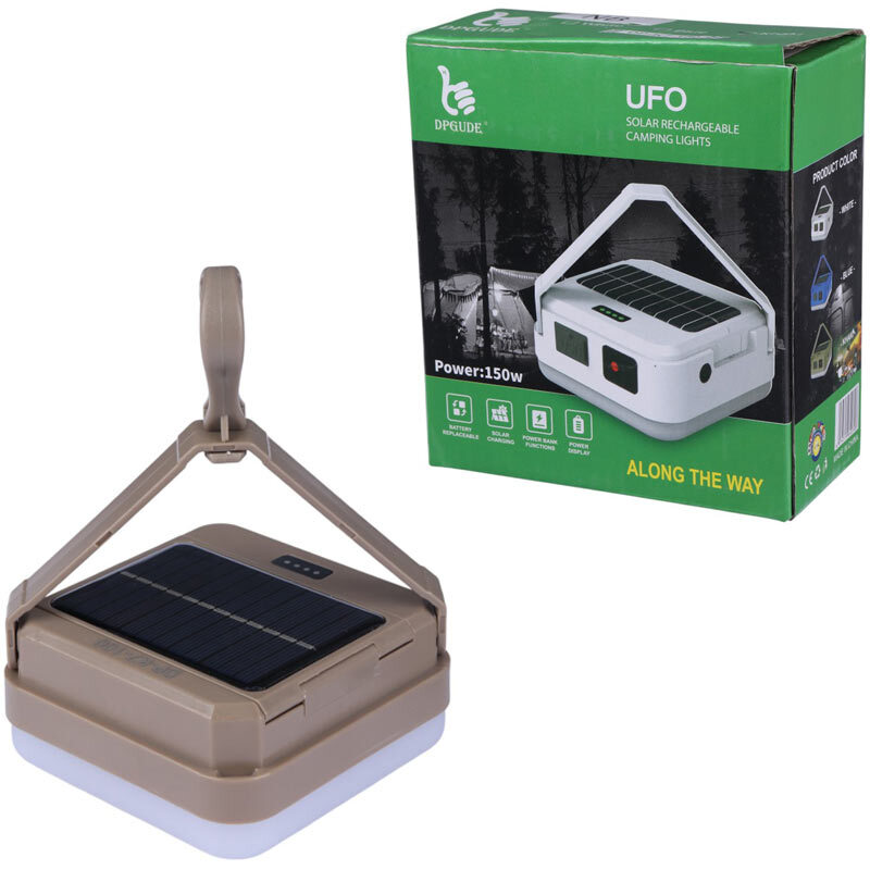 لامپ آویزدار شارژی خورشیدی Dpgude DP-K7-100 150W