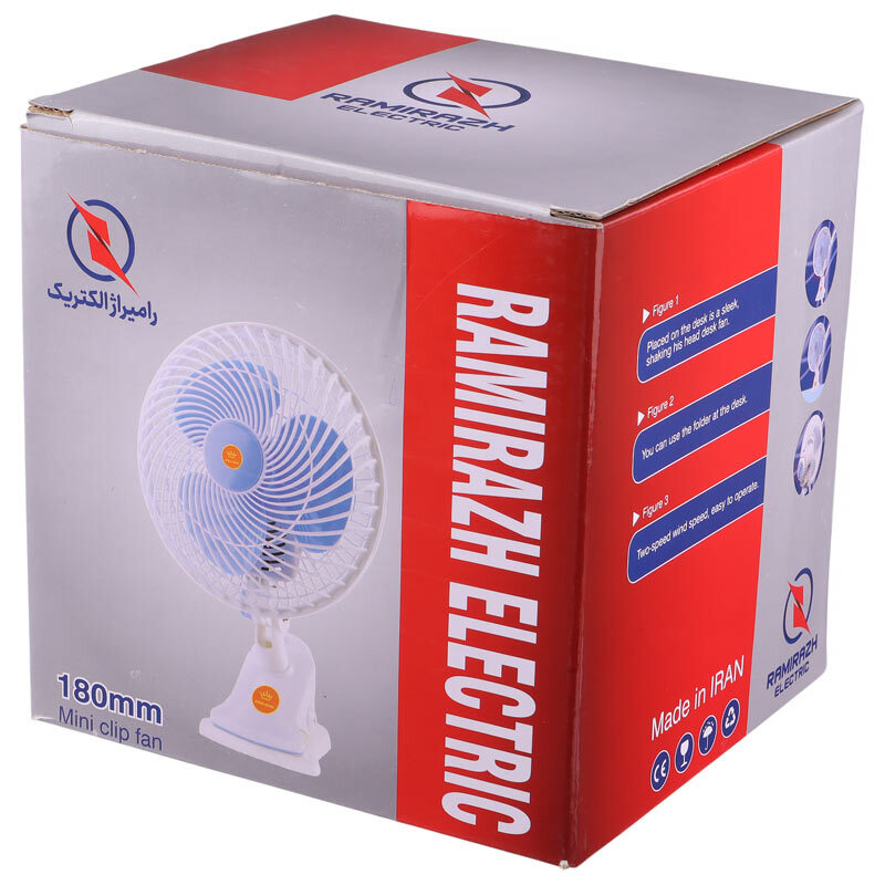 پنکه گیره ای رامیراژ الکتریک FC01-180