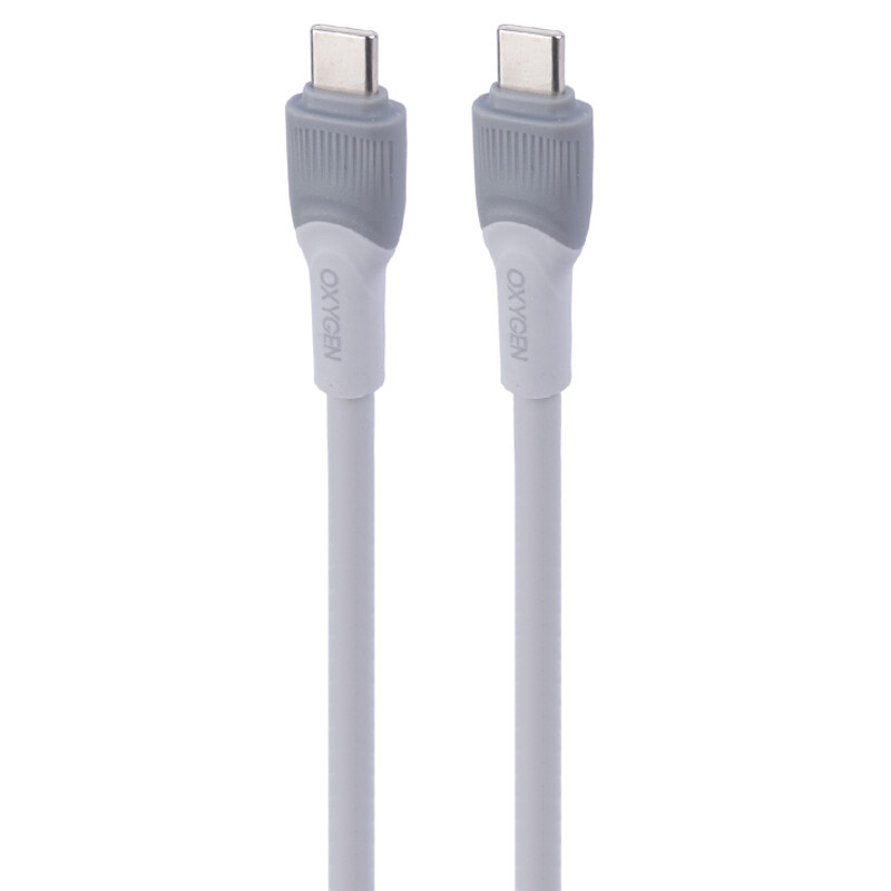 کابل تبدیل فست شارژ Oxygen LX-14 Type-C To Type-C PD 60W 1m
