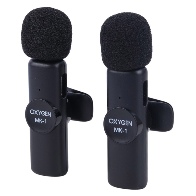 میکروفون یقه ای بی سیم Oxygen MK-1 + تبدیل Type-C To Lightning
