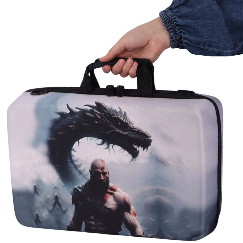 کیف کنسول بازی PS5 Slim طرح God of War کد 4