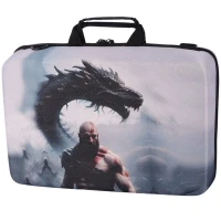کیف کنسول بازی PS5 Slim طرح God of War کد 4