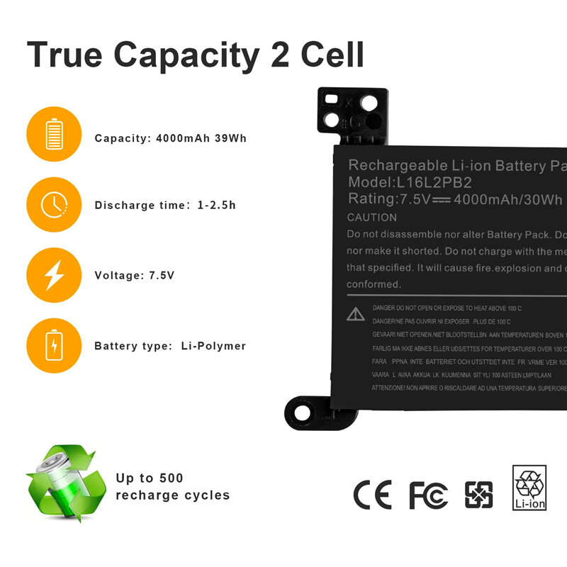 باتری لپ تاپ لنوو Lenovo L16L2PB2 2Cell