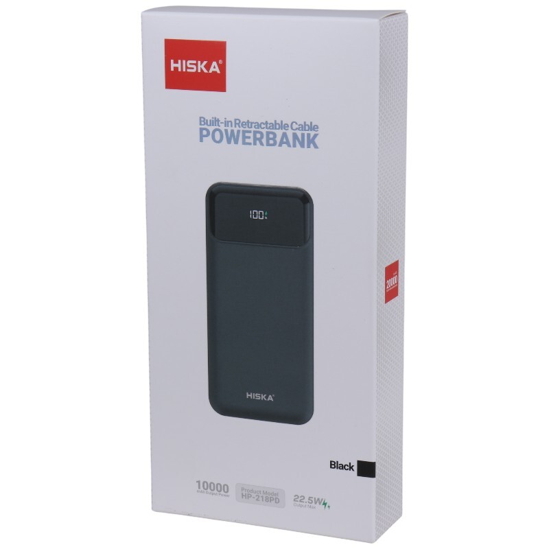 پاور بانک فست شارژ هیسکا HP-218PD PD 22.5W ظرفیت 20000 میلی آمپر ساعت