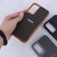 قاب سیلیکونی هاشور دار سامسونگ Galaxy A25 لوگو متال