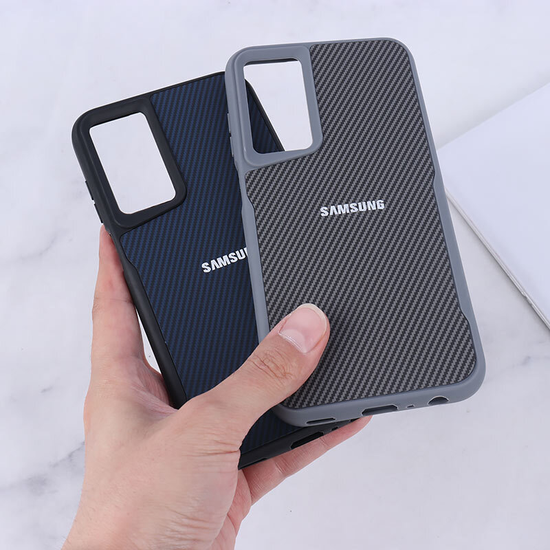 قاب سیلیکونی هاشور دار سامسونگ Galaxy A25 لوگو متال