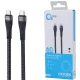کابل تبدیل فست شارژ Oxygen LX-3 Type-C to Type-C PD 5A 60W 1m