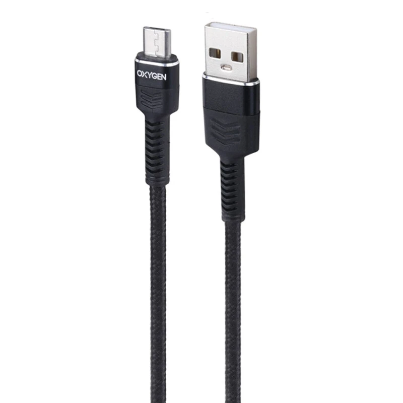 کابل میکرو یو اس بی فست شارژ Oxygen LX-10 5A 1m