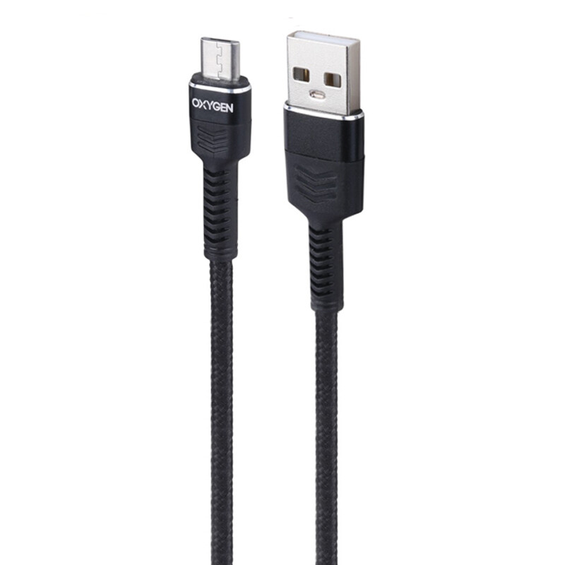 کابل میکرو یو اس بی فست شارژ Oxygen LX-10 5A 1m