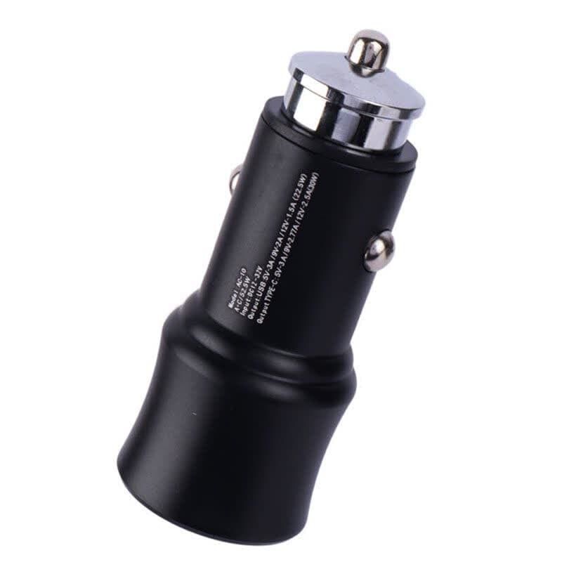 شارژر فندکی فست شارژ Oxygen AC-10 QC3.0 PD 3A 30W