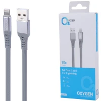 کابل آیفونی فست شارژ Oxygen LX-11 3A 30W 1m
