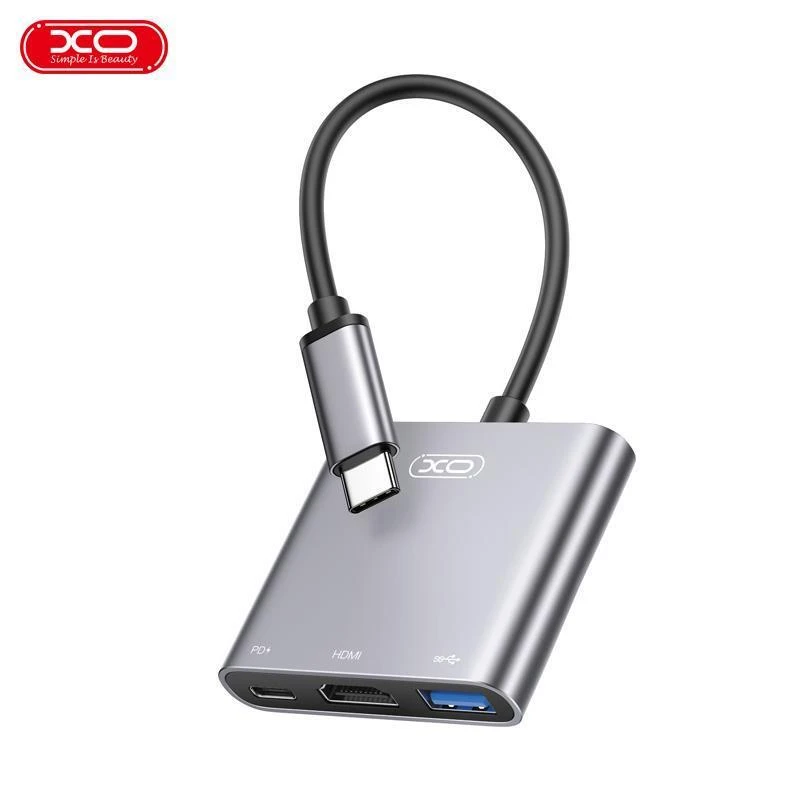 هاب 3 پورت Type-C ایکس او XO-HUB011