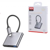 هاب 3 پورت Type-C ایکس او XO-HUB011