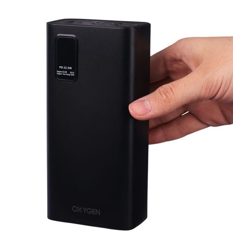 پاور بانک فست شارژ اکسیژن OX-30 QC3.0 PD 22.5W ظرفیت 30000 میلی آمپر ساعت