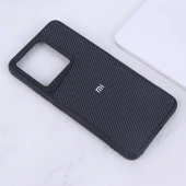 قاب سیلیکونی هاشور دار شیائومی Redmi Note 13 4G لوگو متال