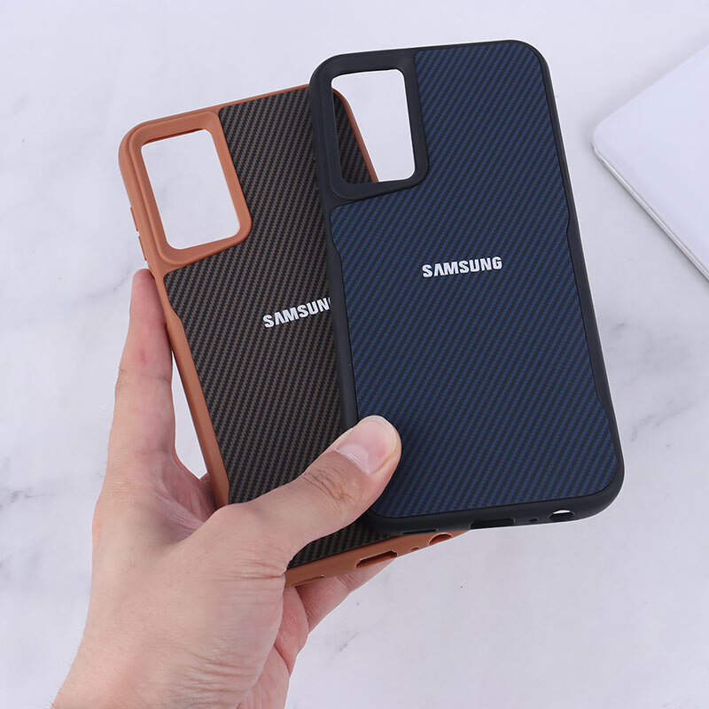 قاب سیلیکونی هاشور دار سامسونگ Galaxy A15 لوگو متال