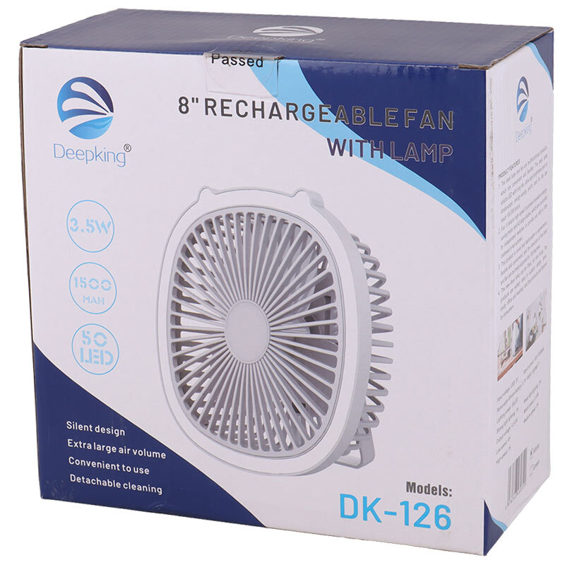 پنکه رومیزی شارژی دیپ کینگ DK-126